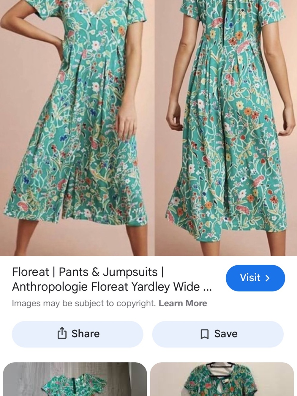 Floreat Turquoise Floral Midi Skirt with Multicolor Blooms